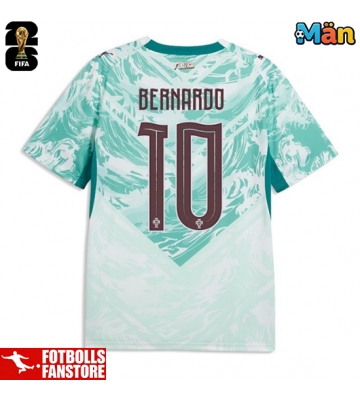 Portugal Bernardo Silva #10 Bortatröja VM 2026 Kortärmad